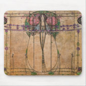 Die May-Königin von Margaret Macdonald Mackintosh Mousepad (Vorne)