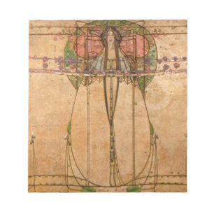 Die May Queen - Margaret Macdonald Mackintosh Notizblock