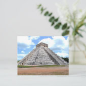 Die Mayan-Pyramide in Chichén‑Itzá. Postkarte (Stehend Vorderseite)