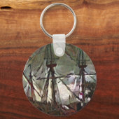 Die Mayflower 2 in A.I. Kunst skurril Schlüsselanhänger (Vorderseite)