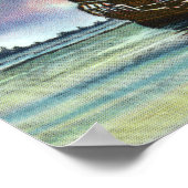 Die Mayflower Landung in 1620 Szene Poster (Ecke)