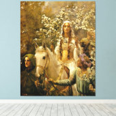 Die Maying von Queen Guinevere durch John Collier Leinwanddruck (Insitu (Holzboden))