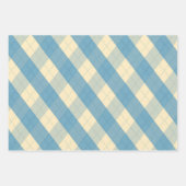 Die MeanClique Blue-Raute Geschenkpapier Set (Vorderseite 3)