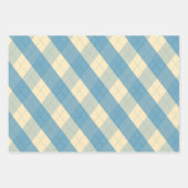 Die MeanClique Blue-Raute Geschenkpapier Set (Vorderseite)