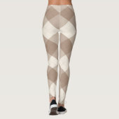 Die MeanClique-Raute Brown Leggings (Rückseite)
