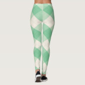 Die MeanClique-Raute Grün Leggings (Rückseite)