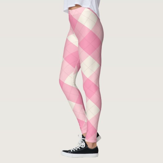Die MeanClique-Raute Magenta Leggings (Links)