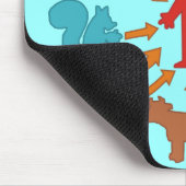 Die Meatatarian Nahrungskette Mousepad (Ecke)