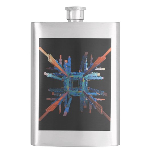 Die Mechanik aller klassischen Flaschen Flachmann (Vorderseite)