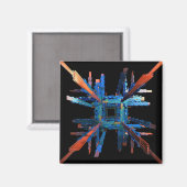 Die Mechaniken des ganzen Magnet (Vorderseite/Rückseite)