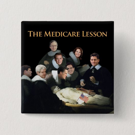 Die Medicare-Lektion Button (Vorderseite)