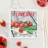 Die mediterrane Schürze Serviette (Beispiel)