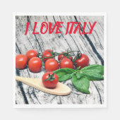 Die mediterrane Schürze Serviette (Vorderseite)