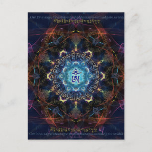 Die Medizin Buddha - Bhaisajyaguru Postkarte