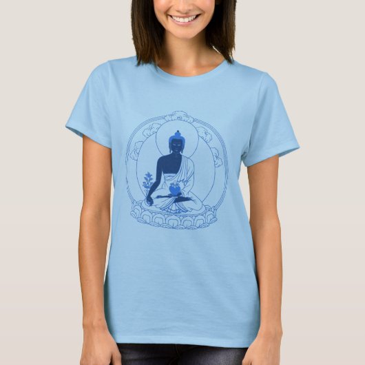 Die Medizin-Buddha-Shirt der Frau T-Shirt (Vorderseite)