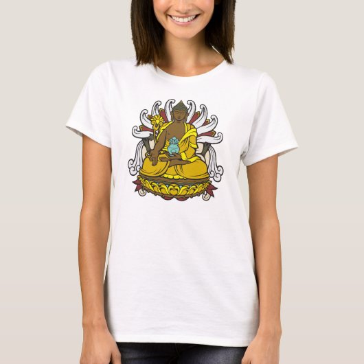 Die Medizin Buddha T-Shirt (Vorderseite)