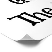 Die Medizinschule wird mein Tod sein Poster (Ecke)