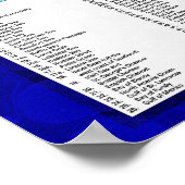 Die Meere des Atlas Poster (Ecke)