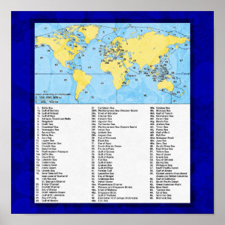 Die Meere des Atlas Poster