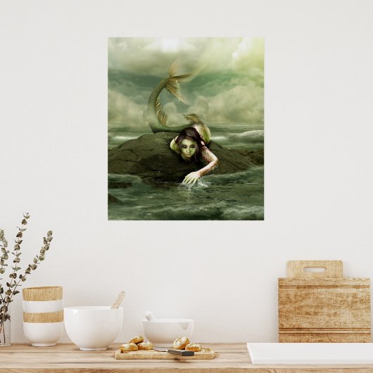 die Meereshexe Poster (Küche)