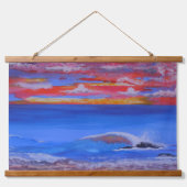 Die Meeresklippe, Wandteppich Mit Holzrahmen (Vorderseite)