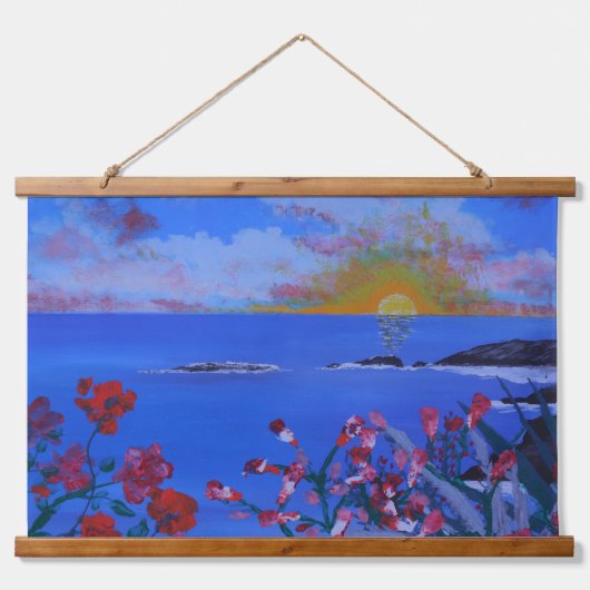 Die Meeresklippe, Wandteppich Mit Holzrahmen (Vorderseite 3)