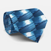 Die Meeresküste, das ruhige blaue Foto der Natur Krawatte (Gerollt)