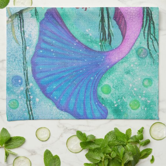 Die Meeresregion Handtuch (Gefaltet)