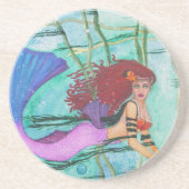 Die Meeresregion Sandstein Untersetzer (Vorne)