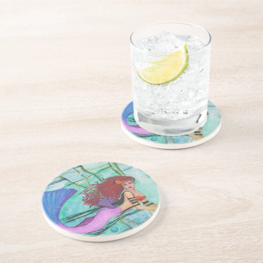 Die Meeresregion Sandstein Untersetzer (Seite)