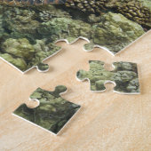 Die Meeresschildkröte (Chelonia mydas) ist die zwe Puzzle (Seite)