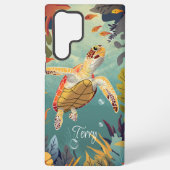 Die Meeresschildkröten schwimmen im Pazifik Samsung Galaxy Hülle (Rückseite)