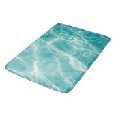die Meereswellen Badematte (Schrägansicht)