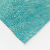 die Meereswellen Fleecedecke (Ecke)