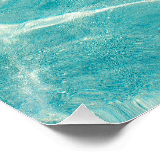 die Meereswellen Poster (Ecke)