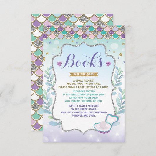 Die Meerjungfrau bringt eine Reservekarte unter da Begleitkarte (Vorne/Hinten)