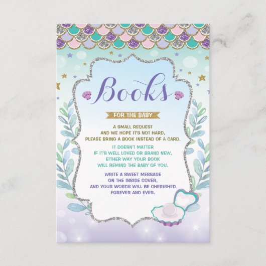 Die Meerjungfrau bringt eine Reservekarte unter da Begleitkarte (Vorderseite)