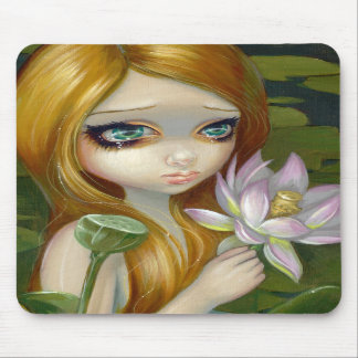 "Die Meerjungfrau, die Lotus auswählt, blüht" Mousepad