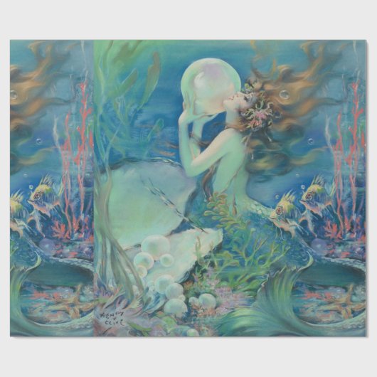 Die Meerjungfrau durch Henry Clive Geschenkpapier (Flach)