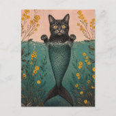 Die Meerjungfrau Kitty Postkarte (Vorderseite)