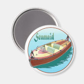 Die Meerjungfrau Magnet (Vorderseite/Rückseite)