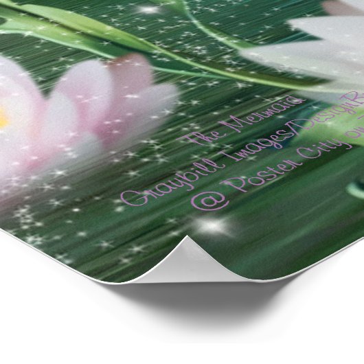 Die Meerjungfrau Poster (Ecke)