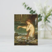 Die Meerjungfrau Postkarte (Stehend Vorderseite)