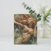 Die Meerjungfrau Postkarte (Stehend Vorderseite)