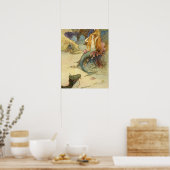 Die Meerjungfrau und der Drache durch den Warwick- Poster (Küche)