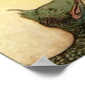 Die Meerjungfrau und der Drache durch den Warwick- Poster (Ecke)