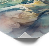 Die Meerjungfrau und der Leuchtturm Poster (Ecke)