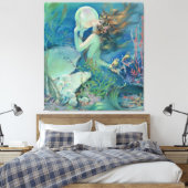 Die Meerjungfrau von Henry Clive Leinwanddruck (Insitu (Schlafzimmer))