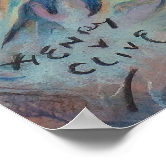 Die Meerjungfrau von Henry Clive Poster (Ecke)