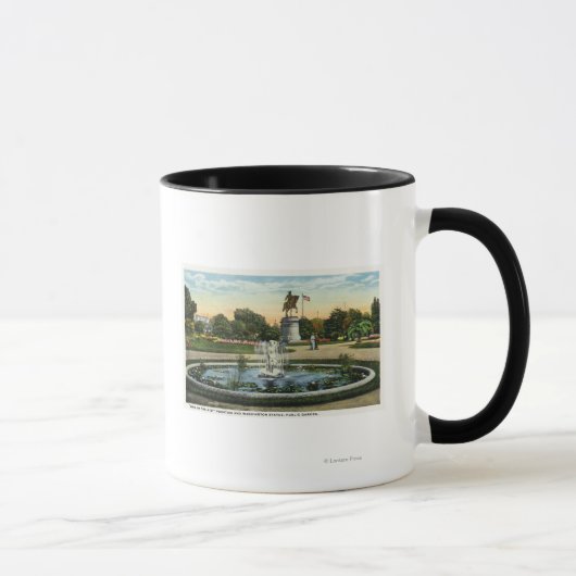 Die Meerjungfrau, Washington Statue Tasse (Rechts)